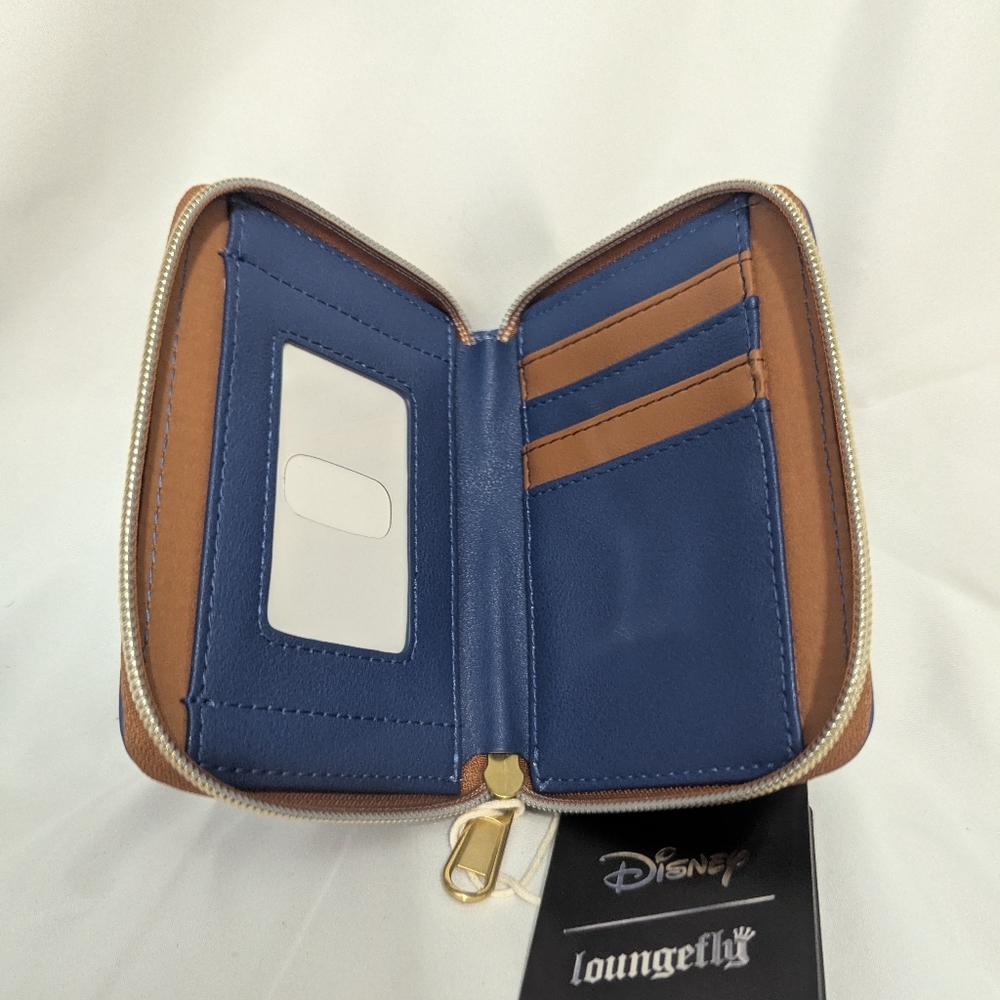 Disney Stitch Loungefly Mini Backpack and Wallet - Picture 10 of 10